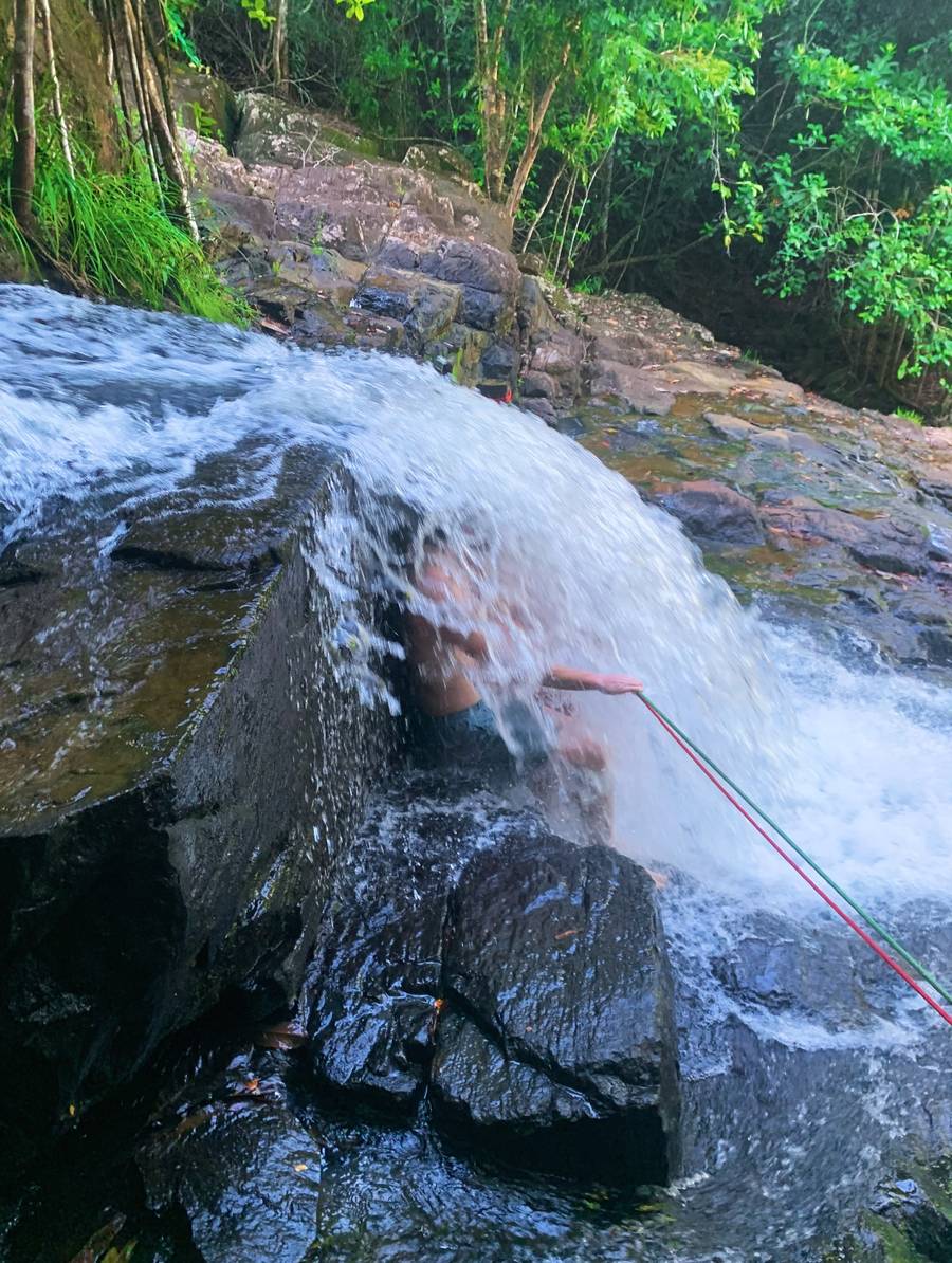 Banho de cachoeira